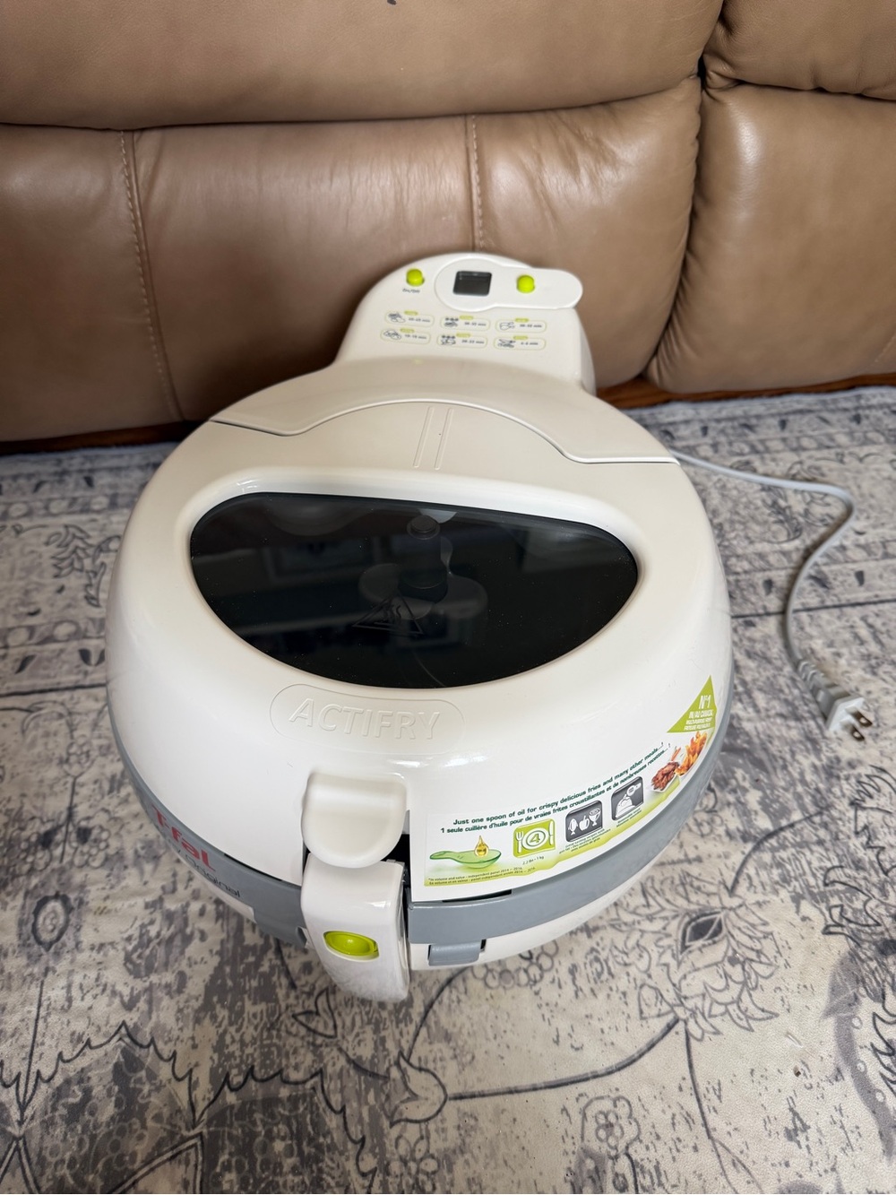 ActiFry White Digital Air Fryer - Low-Oil Cooking